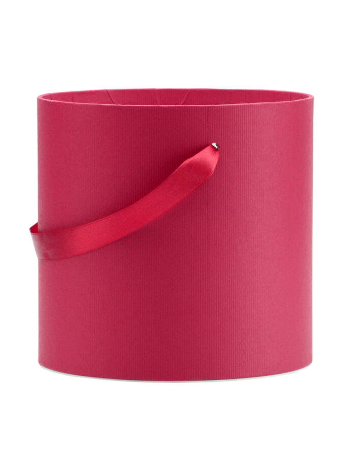 Dėžutė matinė pilka cilindro formos