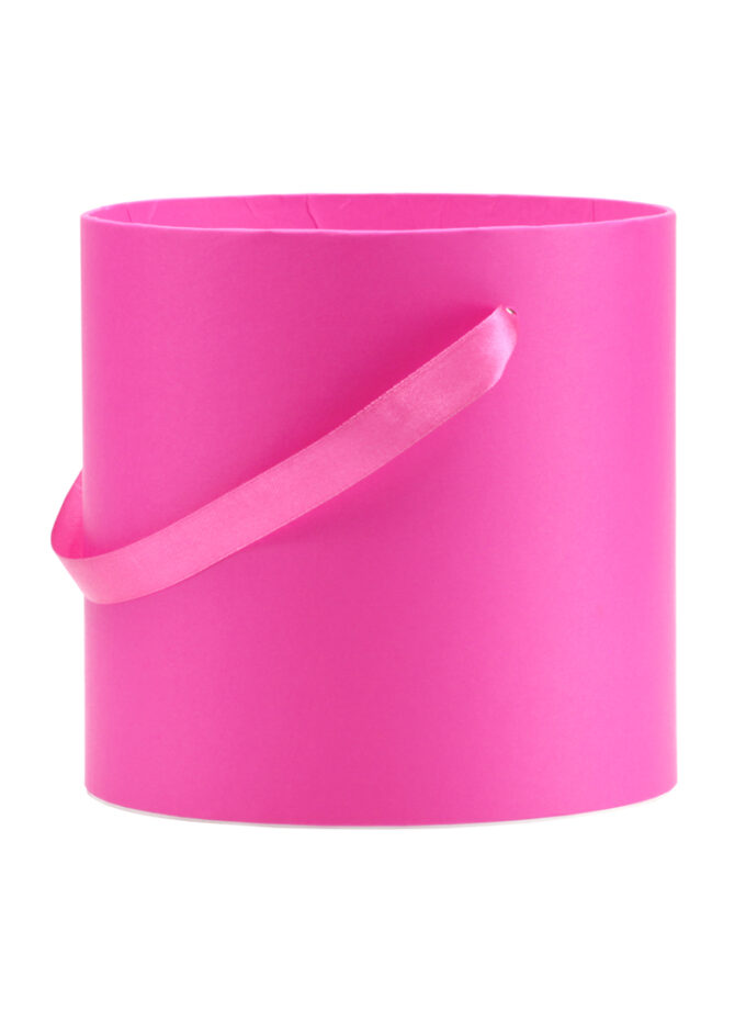 Dėžutė matinė pilka cilindro formos