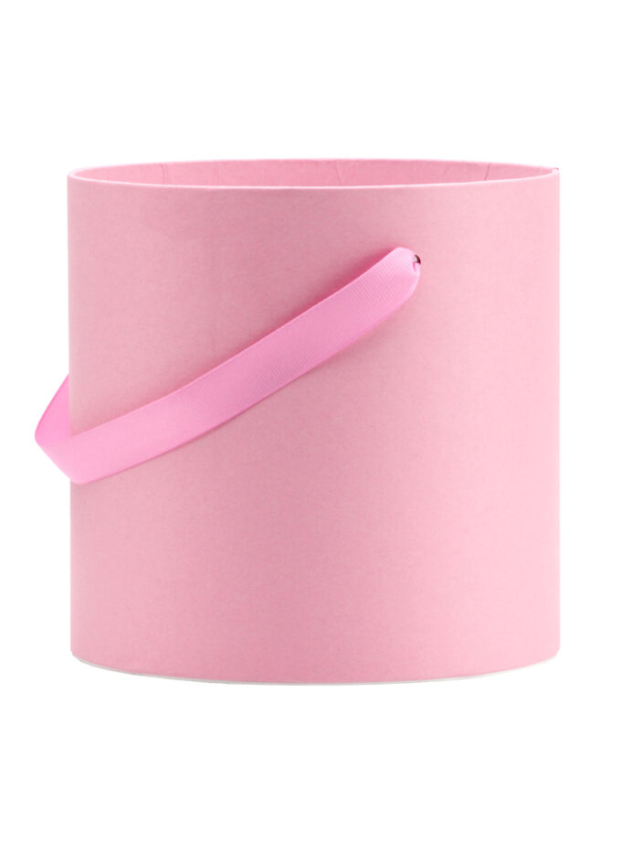 Dėžutė matinė pilka cilindro formos