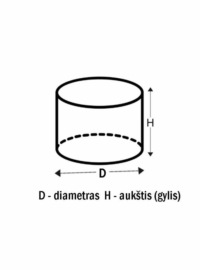 Dėžutė cilindro formos su dangteliu iš veliūro mėlyna