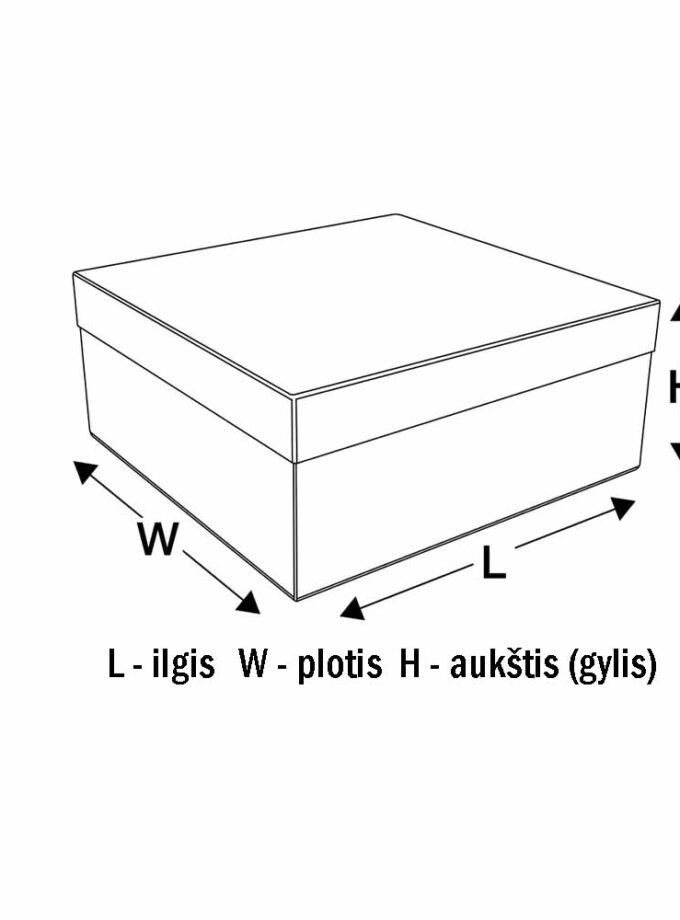 Dėžutė kvadratinė su dangteliu iš veliūro pilka